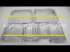 ROHS Factory Wholesale Disposable Foil Fast Food Trays Τροφική ποιότητα Αλουμινίου Foil Συσκευή τροφίμων