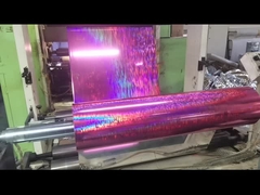 Πολυχρωματική PET πλαστική επικαλυμμένη ταινία Πολυχρωματική διαφανής ταινία λέιζερ