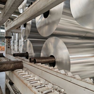 Food Grade 8011 8079 Aluminum Foil Paper Coil 11-35 Micron Jumbo Roll Wrap