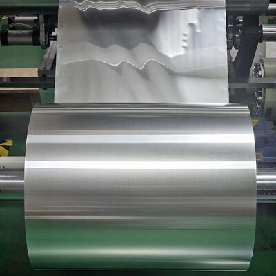 PE Coated Thermal Insulation Aluminum Foil Roll 0.006-0.2mm One Side Matte Bright Recyclable Vapor Barrier