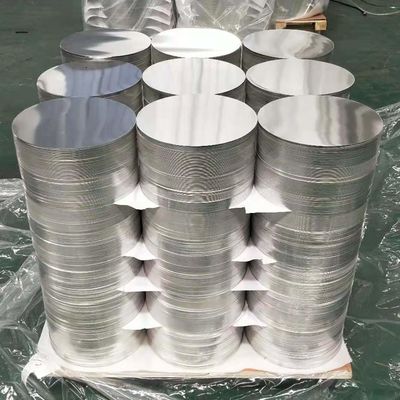 SGS Mirror Polished Coated Aluminum Round Circle Kitchen Custom Size High Flatness Burr Free Edge Food Grade