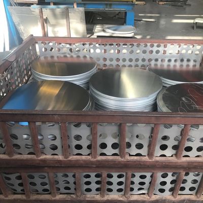 3000 Series 3003 Aluminum Round Circle Hard Anodizing Enameling Custom Size High Flatness Burr Free Edge Food Grade