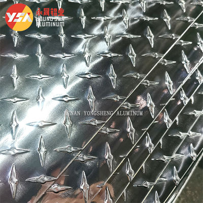 Embossed Diamond Aluminum Plate 5754 5052 Aluminum Checkered Plate 1050 3003 Embossed Aluminum Coil