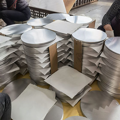 Χρήση Εργαλεία κουζίνας Αλουμινίου Wafer Circle Disc 3003 3004 3105 Custom Size High Flatness Burr Free Edge Food Grade