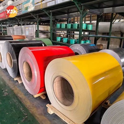 PE PVDF φύλλων αργιλίου 0.16.0mm παχύ προ χρωματισμένο για χρωματισμένη την κατασκευή σπείρα αργιλίου
