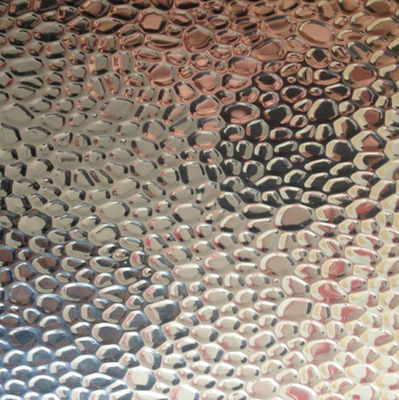 Πορτοκαλί φλούδα γύψο σφυρί βότσαλο ανάγλυφο καθρέφτη αντανακλαστικά φύλλα αλουμινίου