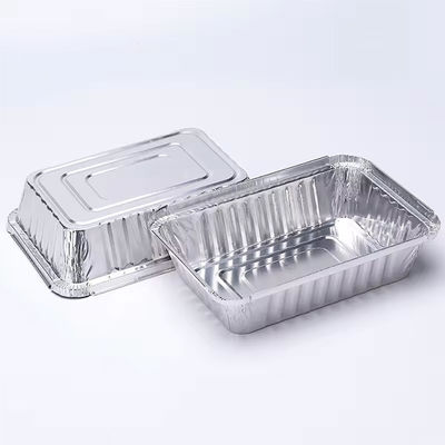 Food Grade 8011 Take Away Trays Food Packaging Aluminum Foil Container