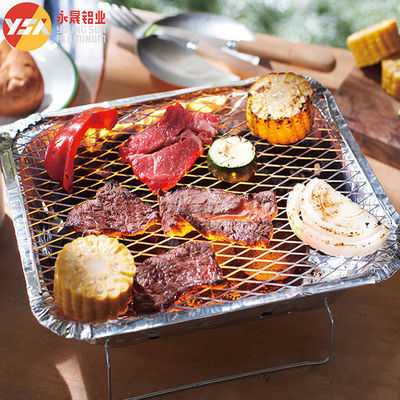 Μία φορά χρησιμοποιείται BBQ Grill φορητό κάρβουνο Grills Ξαναχρησιμοποιούμενα grill δίσκοι