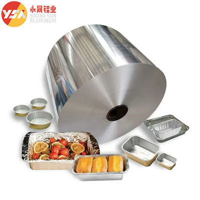 8006 Σύνθετο υδρογόνου H22 100mic Foil Αλουμινίου Jumbo Roll Foil για δοχεία τροφίμων
