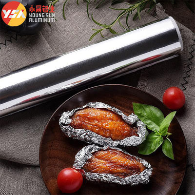 0.018x300mm Αλουμινίου Foil περιτύλιγμα Roll 100m κουζίνα αποθήκευση τροφίμων περιτύλιγμα Foil