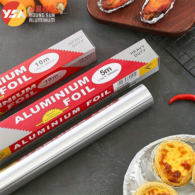 0.018x300mm Aluminum Foil Wrapper Roll 100m Kitchen Food Storage Wrap Foil