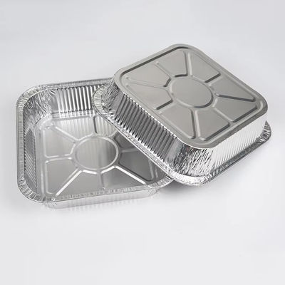 Μεγάλη προμήθεια Takeaway συσκευασία τροφίμων δοχείο φύλλο αλουμινίου τηγάνι αποθήκευση τροφίμων