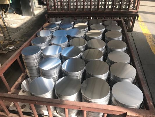 Coating Aluminum Tray Circle R16 Pressure Cooker Utensils Custom Size High Flatness Burr Free Edge Food Grade